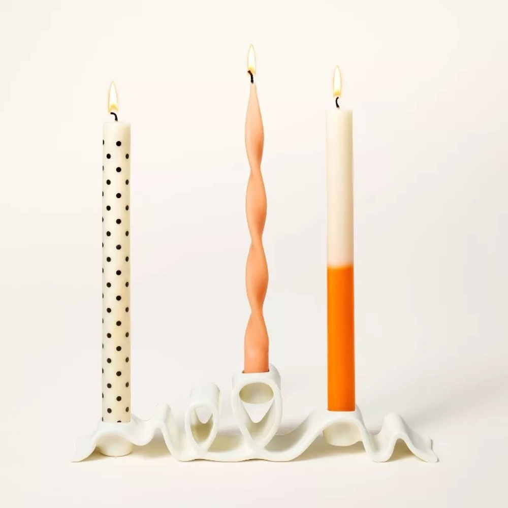 ♠️ Ceramic Candelabra Cream - kate spade new york x Target - Picture 2 of 3